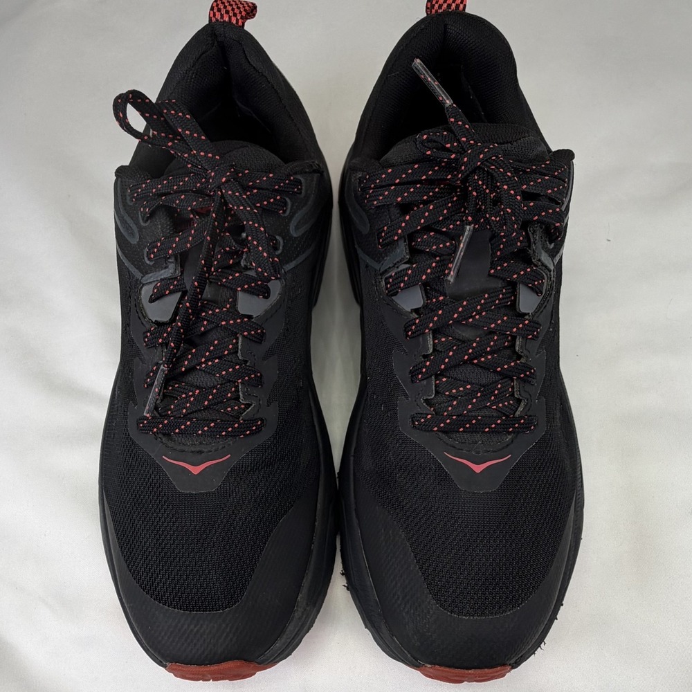 Hoka Challenger ATR 6 GTX Womens Trainers Black Gore-Tex Trail Running Shoe | 9B - Picture 2 of 6